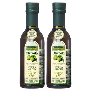 25年8月产欧丽薇兰特级初榨橄榄油250ml*2物理压榨健康食用油小瓶