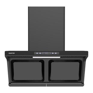 阿诗丹顿抽油烟机7字型顶侧双吸大吸力烟机燃气灶套装家用天然气