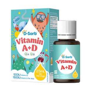 Dsorb滴适宝儿童ad滴剂维生素d3宝宝新生婴幼儿维生素AD补充滴剂