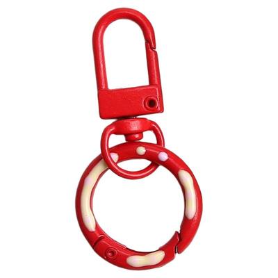 糖果色弹簧扣甜甜圈加门扣DIY