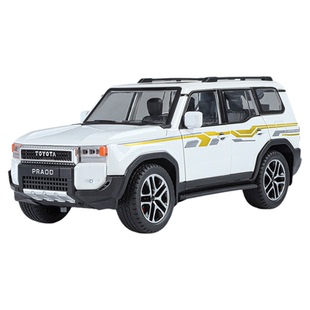 1:24普拉多lc250酷路泽越野合金车模型儿童玩具合金车模小汽车