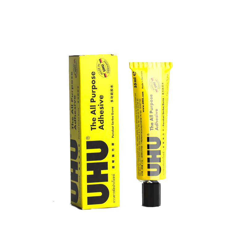 德国进口UHU强力胶水手工粘得牢u胶木工木板木头模型胶皮革软胶软性粘布专用补鞋胶粘鞋万能粘合剂木质多功能