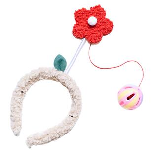 宝宝婴儿玩具换尿不湿尿片逗娃发箍女一个人带娃哄娃神器哄睡发饰