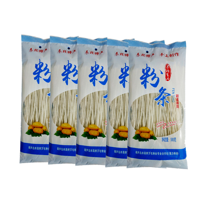 土豆粉条圆粉条东北特产耐煮干货