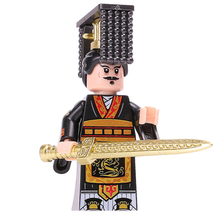 第三方秦始皇兵马俑大秦赋帝国朝士兵战马车积木人仔拼装人偶玩具