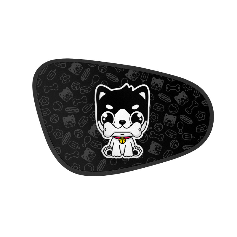 【黑胶静电挡开车专用不挡视线】