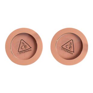 3ce腮红盘单色女高光二合一monopink腮红膏nudepeach正品肉桂色CE