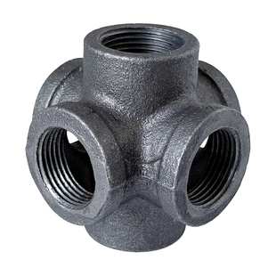 立体6三通四通五通六通1水管管件连接件货架钢管衣架直角镀锌接头