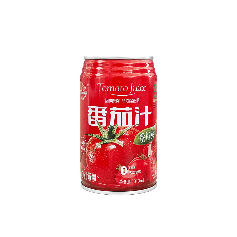新疆冠农100%纯鲜榨番茄汁