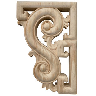 东阳木雕新中式仿古园林祠堂寺庙古建牛腿梁托柱头双面雕刻三角花