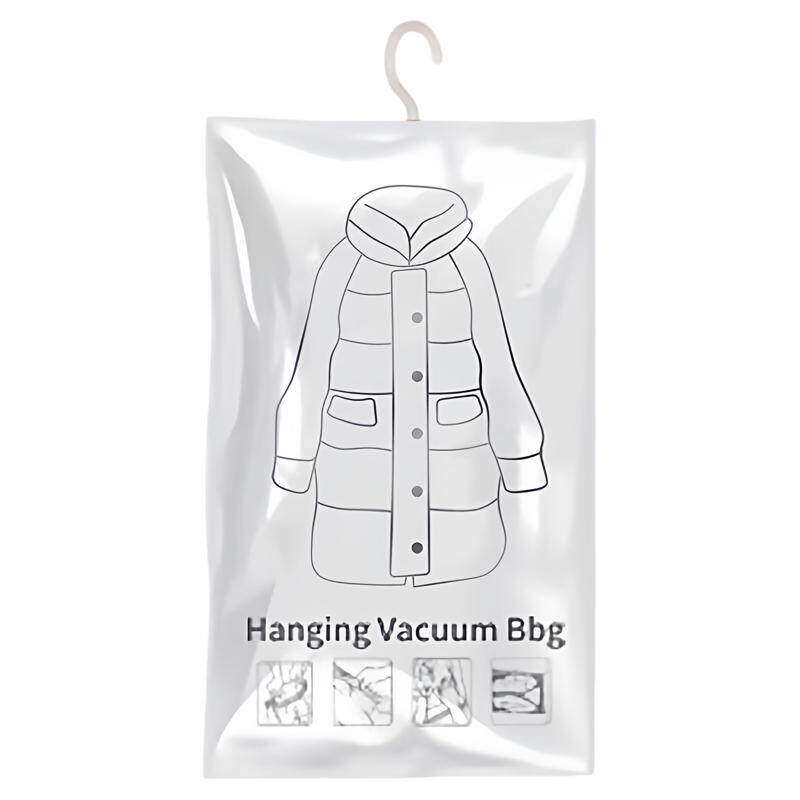 可挂式透明衣柜羽绒服真空压缩袋