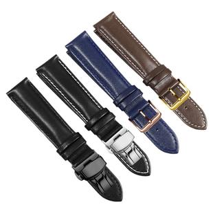 适配FOSSIL化石FS5061 FS5237 FS4835 ME3052系列平纹真皮手表带