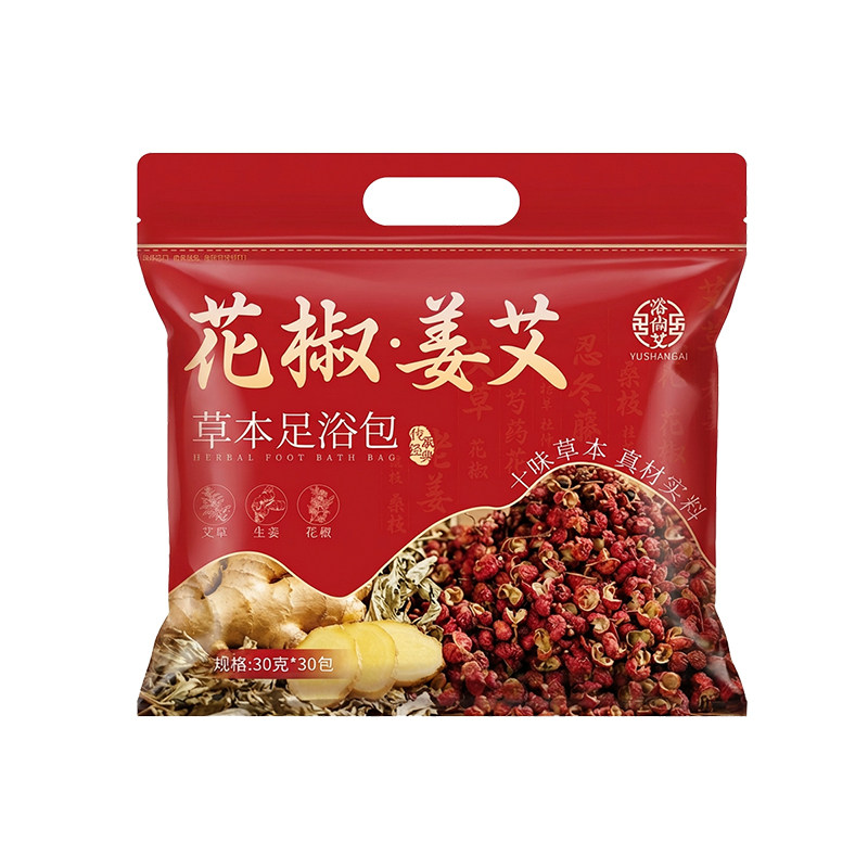 浴尚艾花椒艾叶生姜泡脚包
