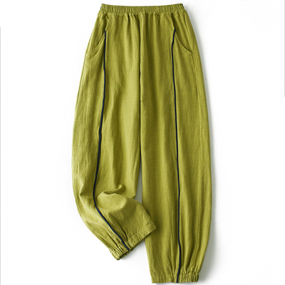 松紧腰己荷原创瑜伽裤