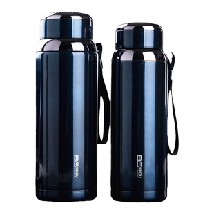 保温水杯男士316不锈钢高档泡茶杯子大容量1000ml便携正品800毫升