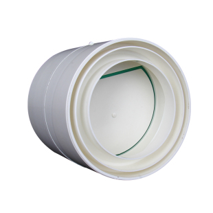 卫生间排风管防味阀110pvc管道止逆阀浴霸换气扇变径单向止回阀75