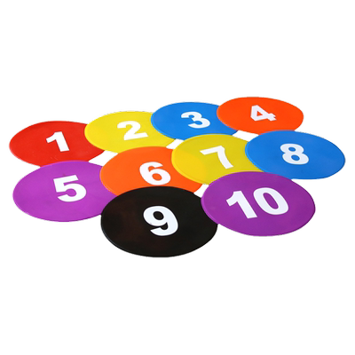 平面数字标志碟儿童篮球体能训练