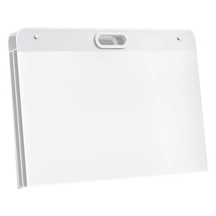 得力4K画稿手提袋素描纸大海报8K收集册小学生奖状儿童美术绘画作品集收藏画夹整理册创意透明清新A3资料册