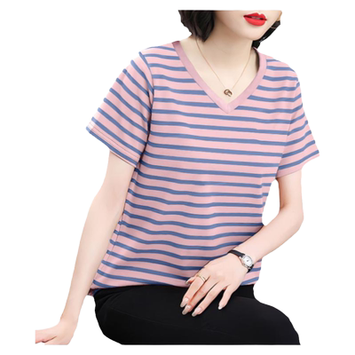 卡瞬大码宽松纯棉短袖t恤女