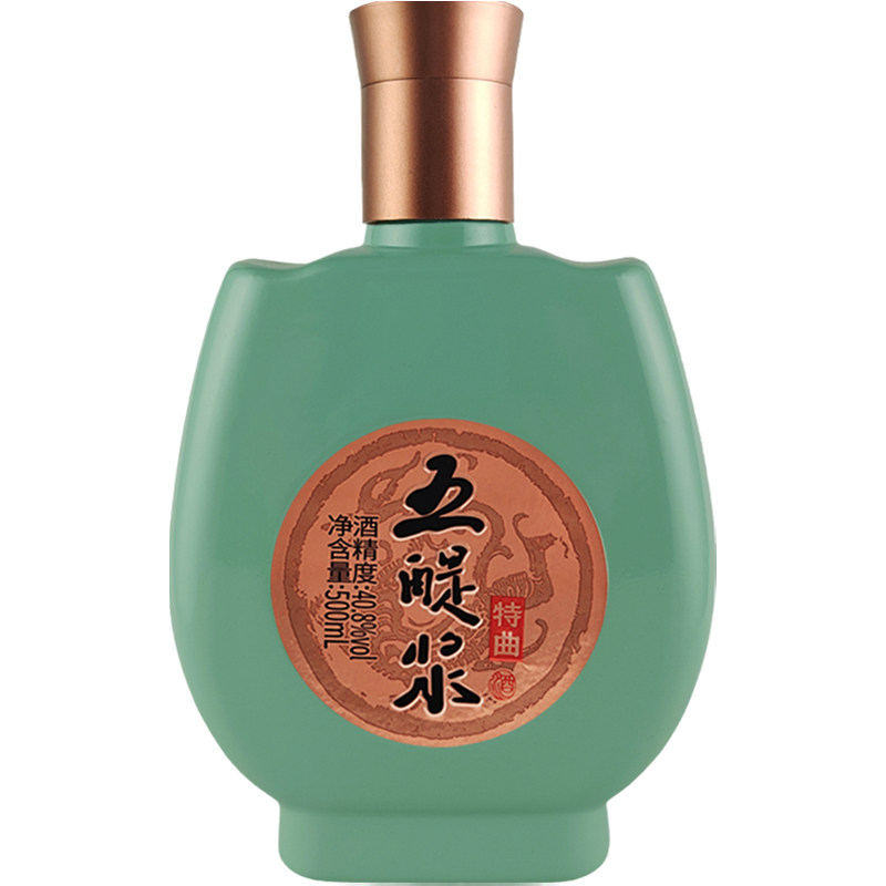 盐城五醍浆白酒滨海小瓦罐特曲浓香型40.8度整箱6瓶手提礼盒装