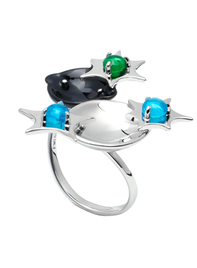 FWISH女款925银小众设计师戒指