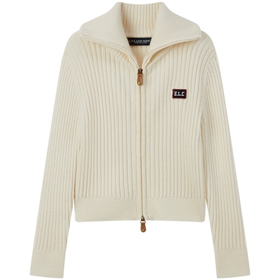 elandkids女童复古针织衫