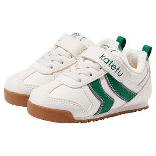 卡特兔面包鞋男童白色儿童运动鞋学步宝宝鞋女童机能跑步鞋童鞋