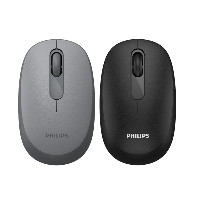 飞利浦M370无线鼠标2.4Ghz轻音办公鼠标人体工学左手对称便携鼠标