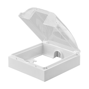 防溅盒86型电源防水盒粘贴防水罩浴室明装开关插座卫生间保护盖板