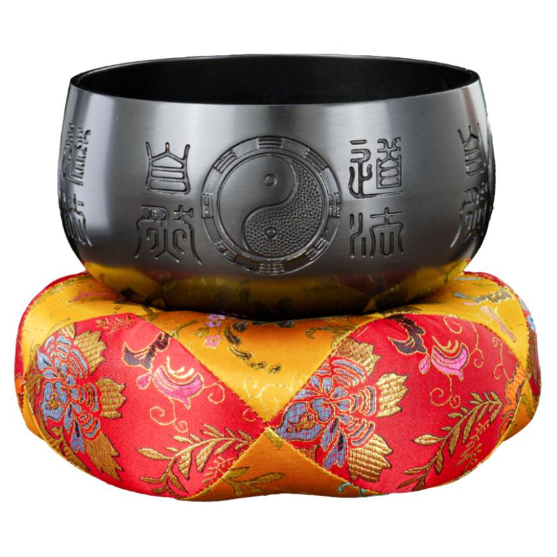 铜磬音钵纯摆件黄铜道家用品磬碗引罄八卦打击乐器铜庆法器风水