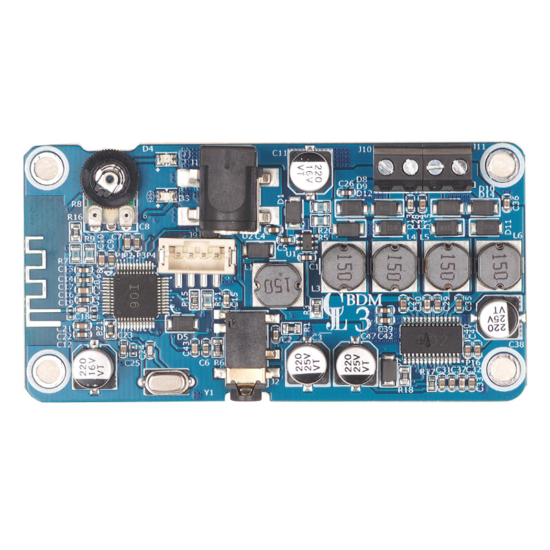 BDM3替代TPA3118蓝牙5.3功放板立体声DSP调音2X25W 便携音箱DIY