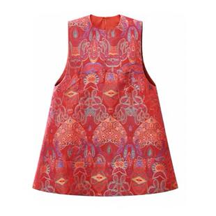 春季套装女2026新款裙新中式国风连衣裙轻奢高级感马甲裙大码胖mm