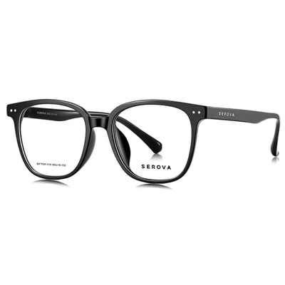施洛华黑框眼镜男女同款全框眼镜