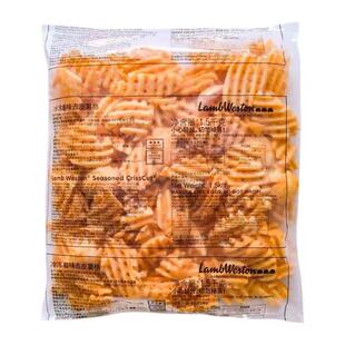 蓝威斯顿辣味薯格 冷冻着味去皮原味薯格网格西餐商用炸薯条薯块