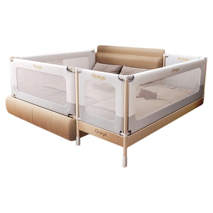 丸丫拼接床婴儿床实木加宽床边平接大床无缝可升降护栏宝宝儿童床