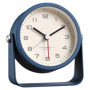 桌面小闹钟摆台式创意钟表台钟静音2025新款座钟迷你时钟起床专用