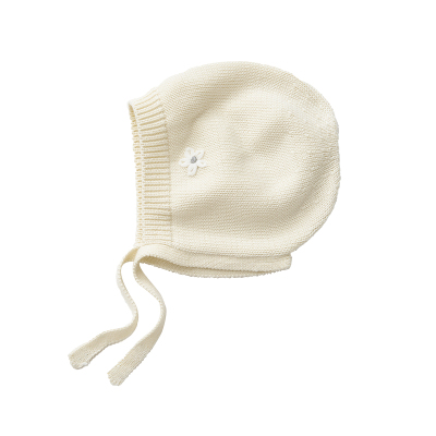 enhennbaby纯棉小花针织帽