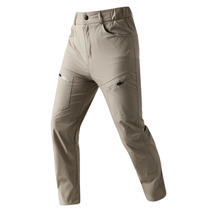 2026年春秋季新款硬汉户外长裤子运动裤男士冲锋裤透气耐磨速干裤