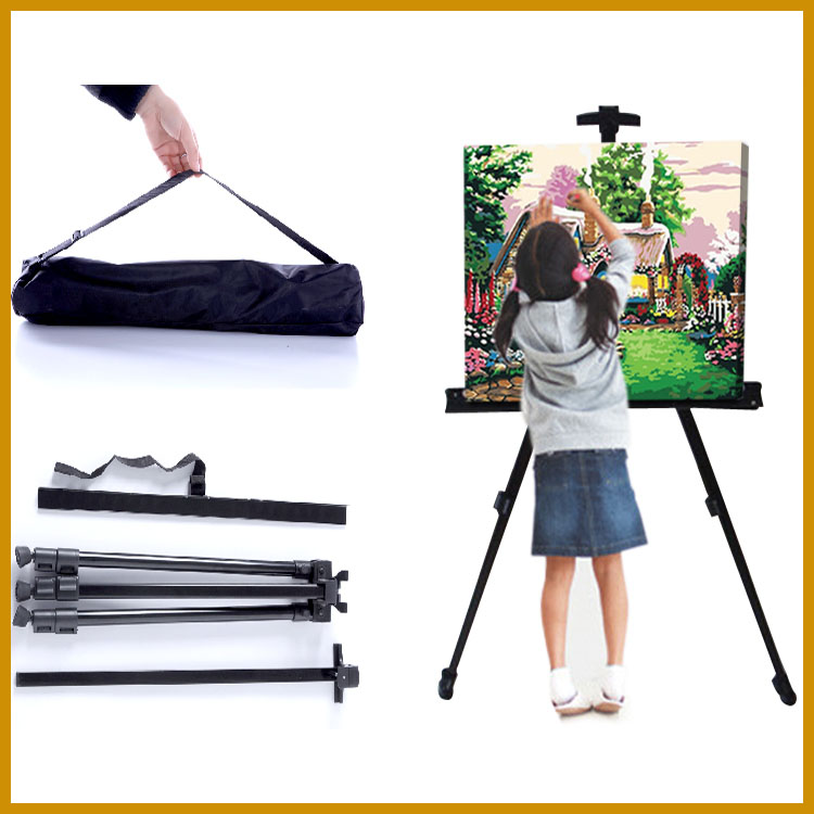 数字油画包邮加厚金属高级铁画架素描写生支架荧光板展示架
