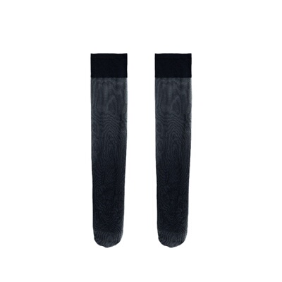 春夏镂空薄款纯色美腿小腿袜少女