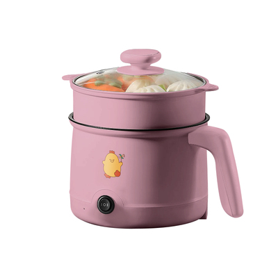 全自动电煮锅多功能家用蒸煮一体电炒锅学生宿舍煮面小电锅电火锅