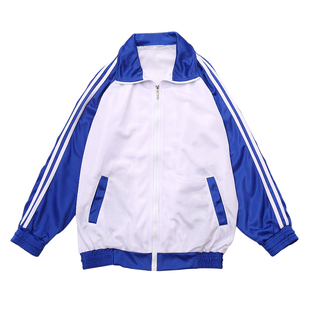 匆匆那年校服套装初中高中学生班服网红同款蓝白短袖长裤薄外套装