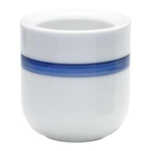 小厚杯110ml－蓝边/半釉小厚杯 |痣birthmark