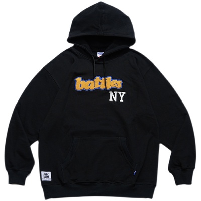battles贴布绣连帽卫衣