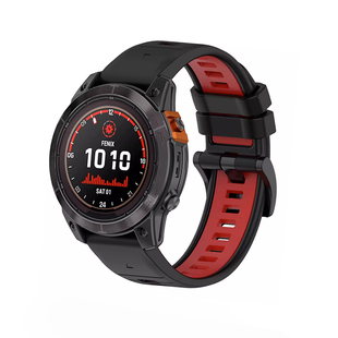 适用于佳明Fenix8快拆硅胶表带garmin飞耐时fenix7x/6/5/pro/plus/945/955/965安夺本能2运动液态硅胶表带
