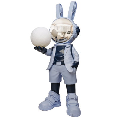 高档客厅潮牌网红机械兔落地摆件