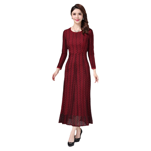 古贝莎台湾品牌女装日常可穿蕾丝高端主持人长款晚宴会礼服连衣裙