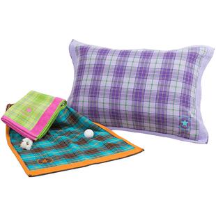 棉田枕巾三层纱纯棉纱布吸汗枕巾加大成人情侣家用柔软男女枕巾