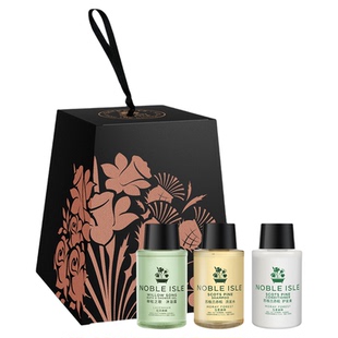 NOBLE ISLE英国贵族之岛沐浴露洗发水护发素礼盒旅行套装三件套