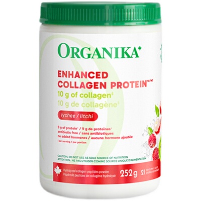 Organika荔枝味胶原蛋白252g